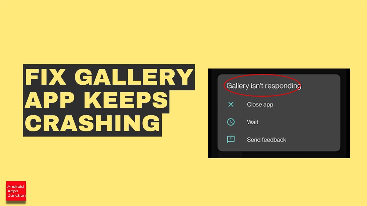 How to Fix if gallery app keeps crashing in your Android device (Samsung)