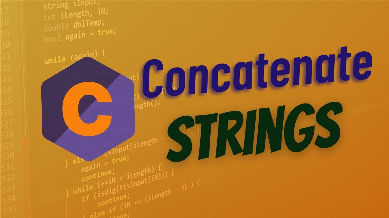 Concatenate Strings in C Program | STRCAT() Function | Hindi