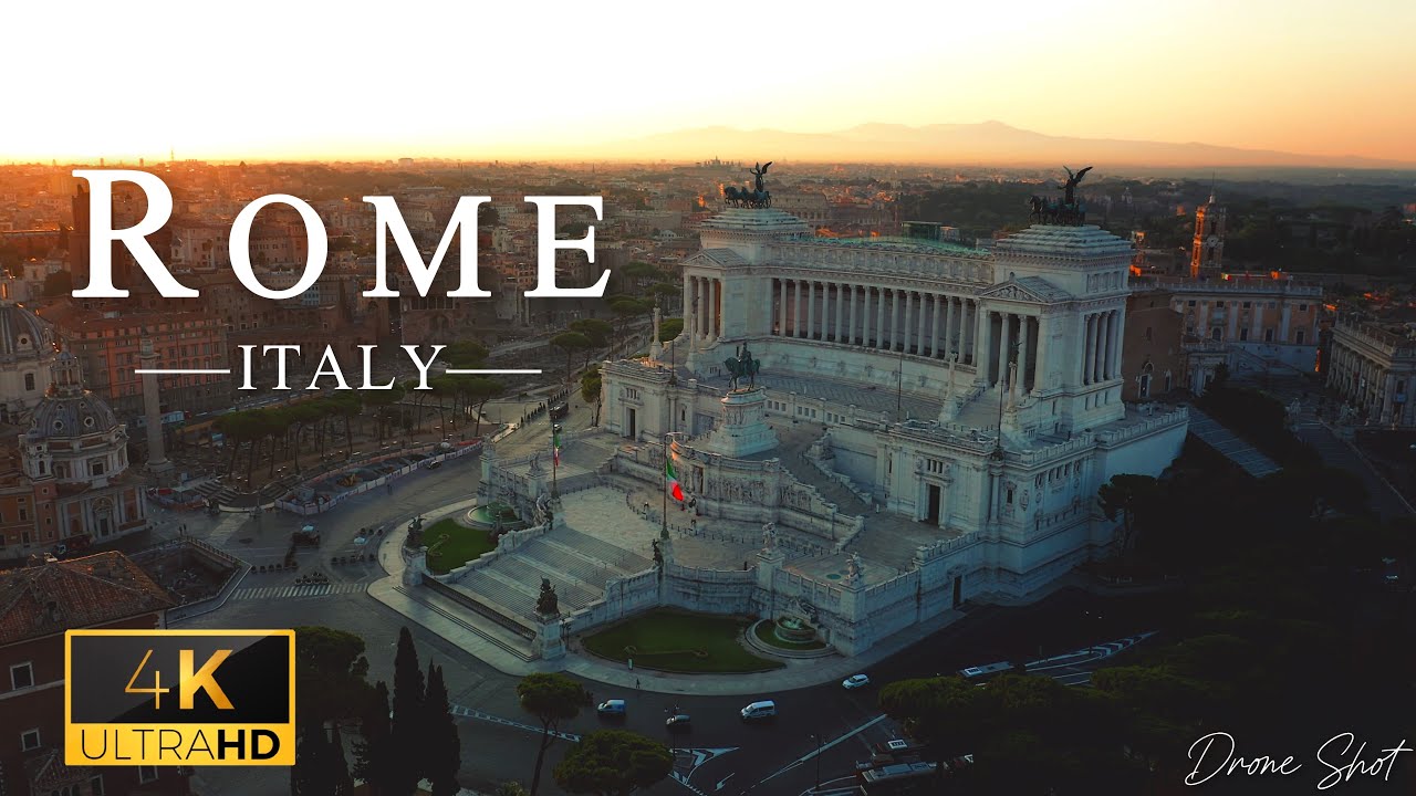 Rome 4K, Italy 🇮🇹 [Aerial Drone Footage]