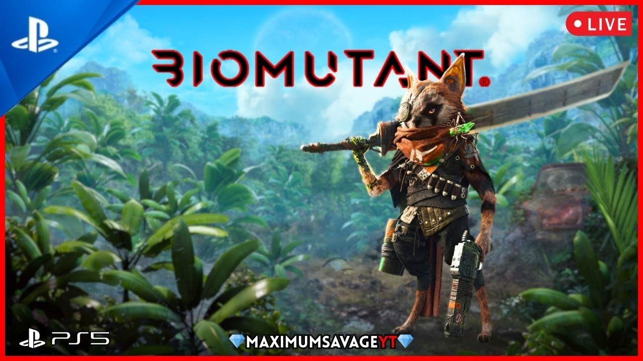 🔴LIVE🔴Biomutant: This Game seems interesting🤔|🔵PS5🔵| (🚫No Mic 🚫)