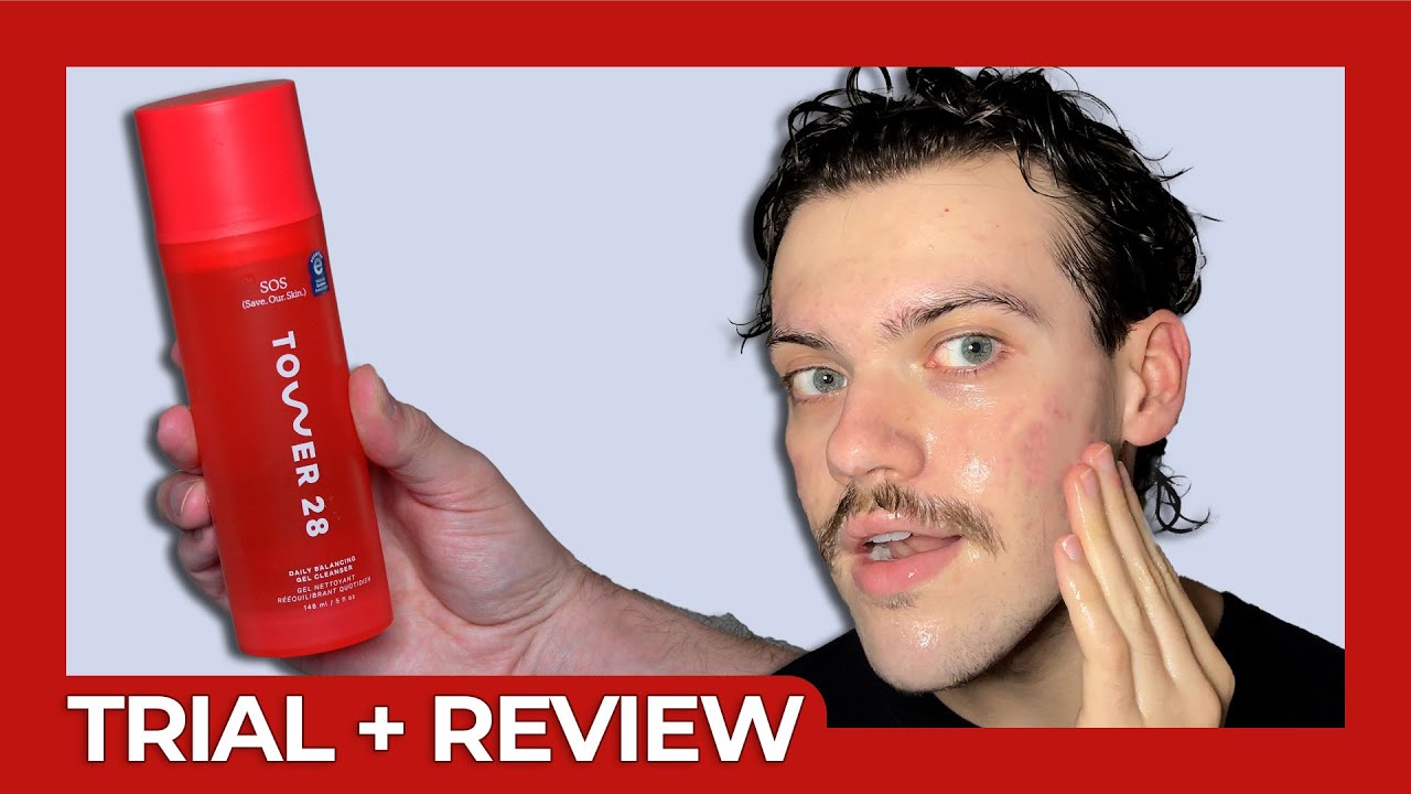 tower 28 sos daily balancing gel cleanser | trial + review