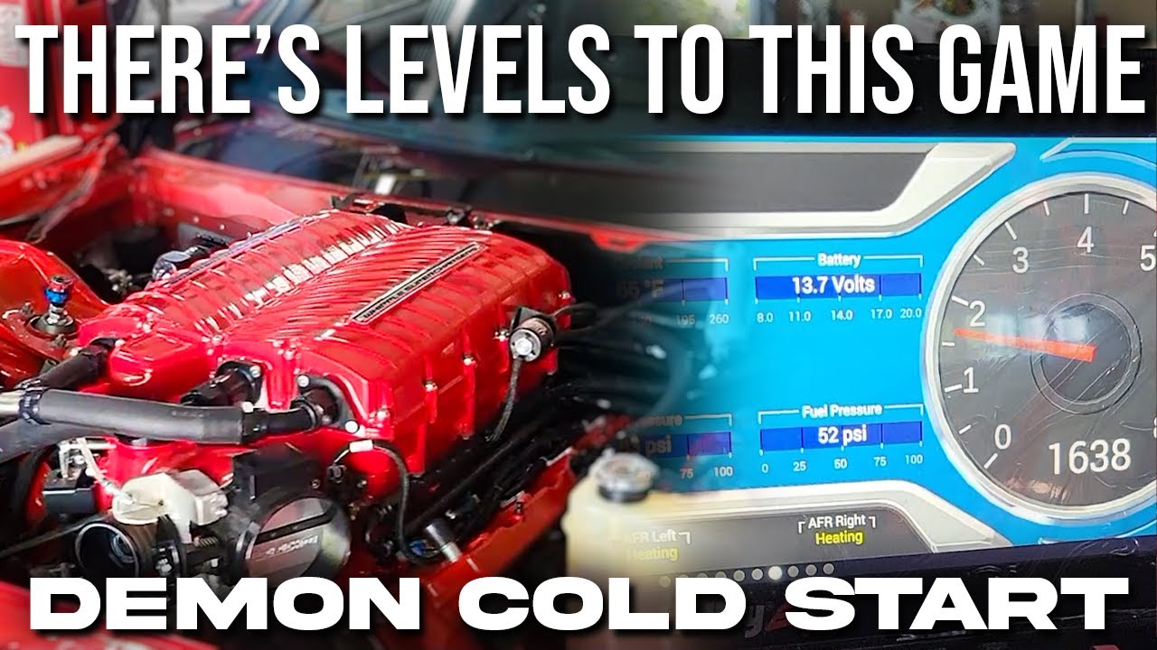 My DEMON has been REBORN! Whipple Dodge Demon Cold Start *VERY LOUD*