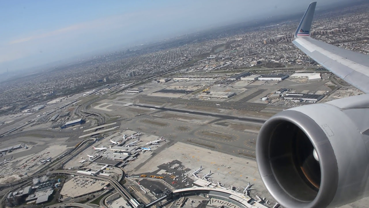 GO AROUND!!!! American B767-300 @ JFK