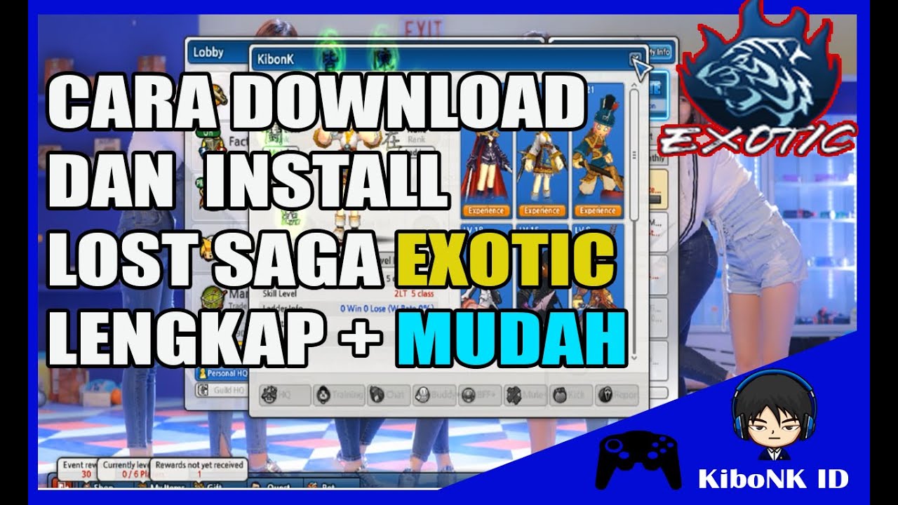 CARA DOWNLOAD DAN INSTALL LOST SAGA EXOTIC LENGKAP TERBARU