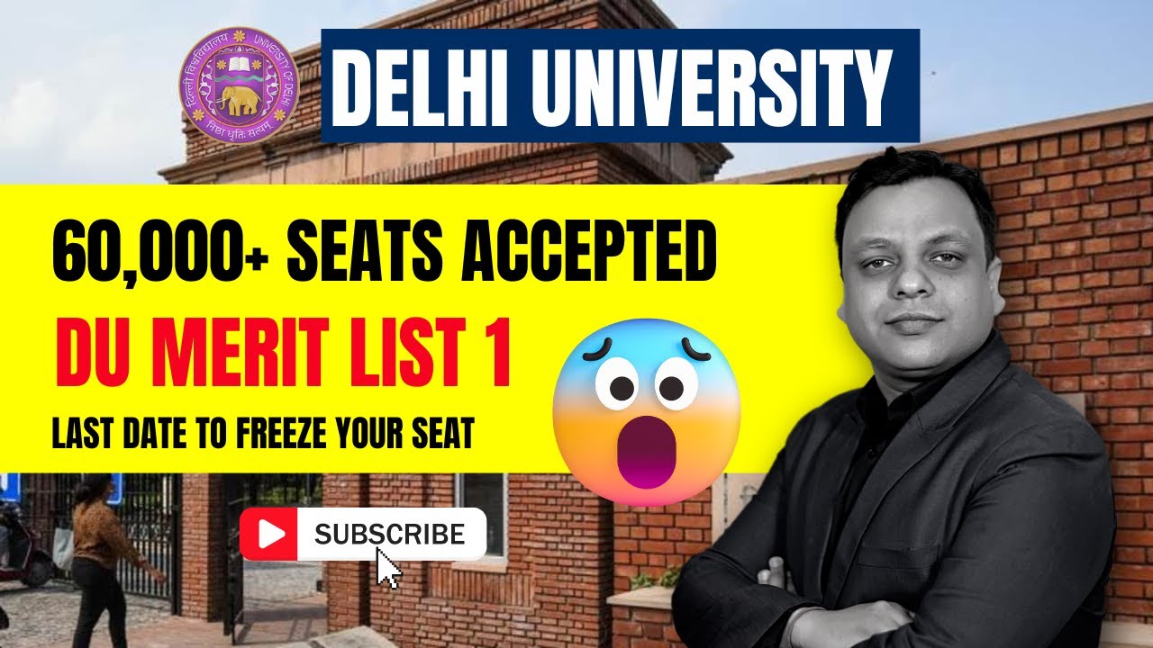 🔴Delhi University Cuet 2022 - 1st Merit list Update || 60,000+ Seats Reserved 😲 || Hurry Up ⏱️