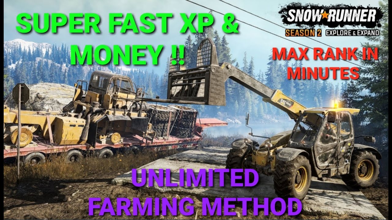 Snowrunner Super Fast XP & Money Exploit Unlimited Farming method Cargo Delivery New Update PS4/XB1