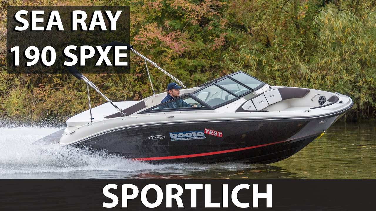 Bootstest: Sea Ray 190 SPXE