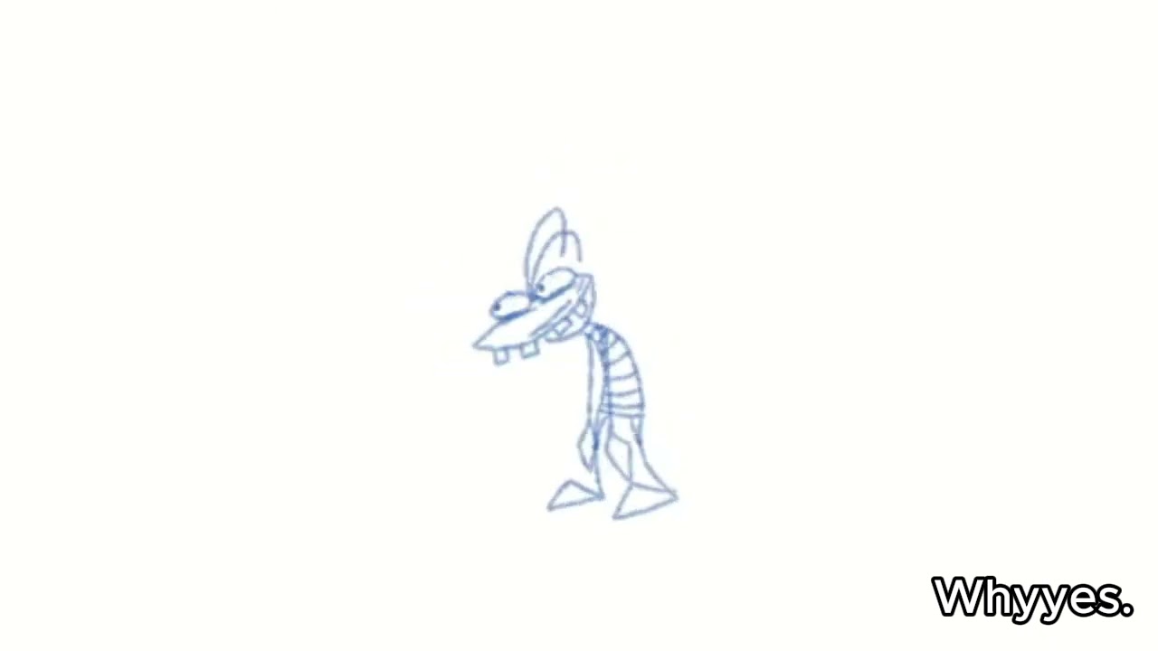 The noisy cricket. (First time animation.)