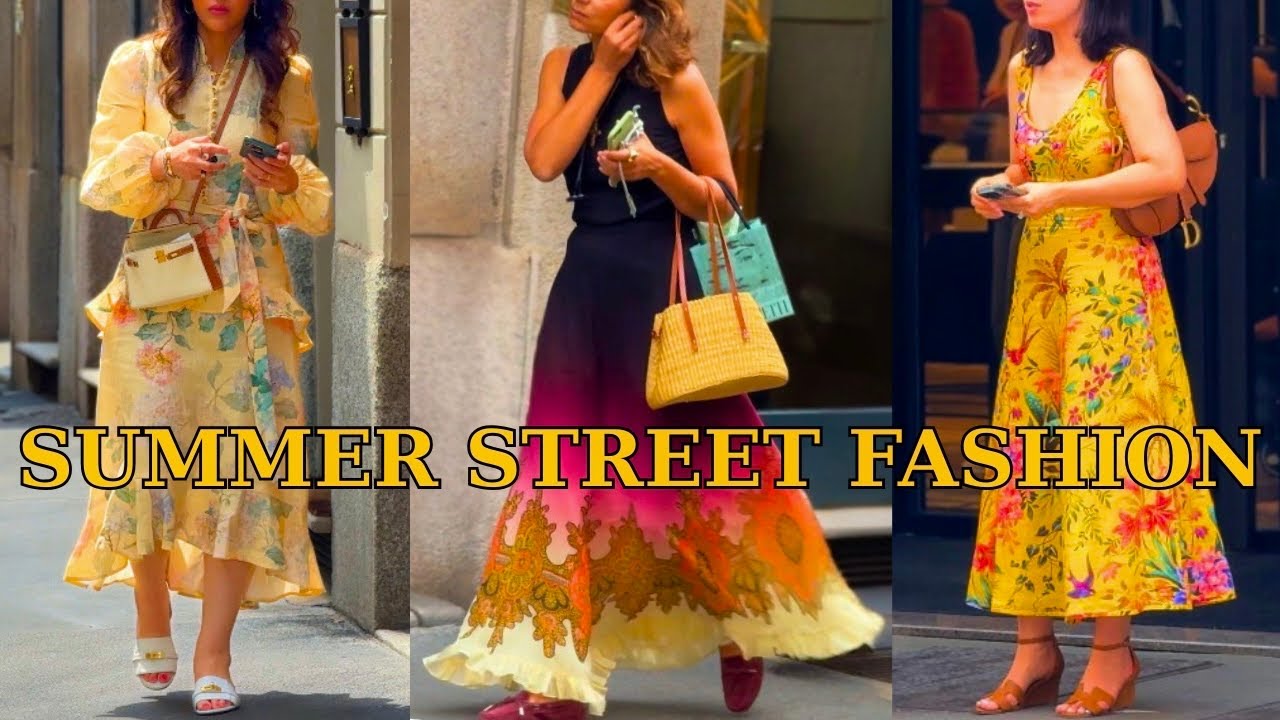 Summer 2025 Street Style Inspiration, Elegant Milanese Flair, Must-Have Outfits & Soft Luxury (24°C)