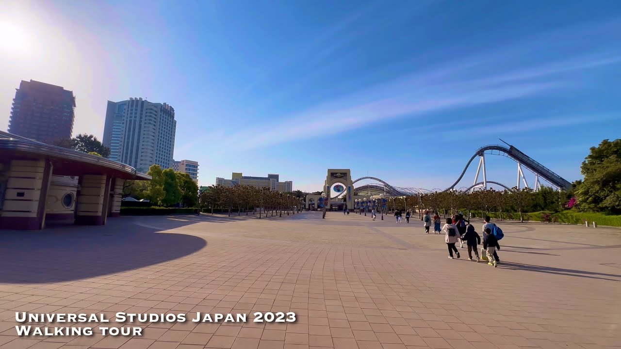 4K ユニバーサルスタジオジャパン2023｜Universal Studios Japan Walking tour