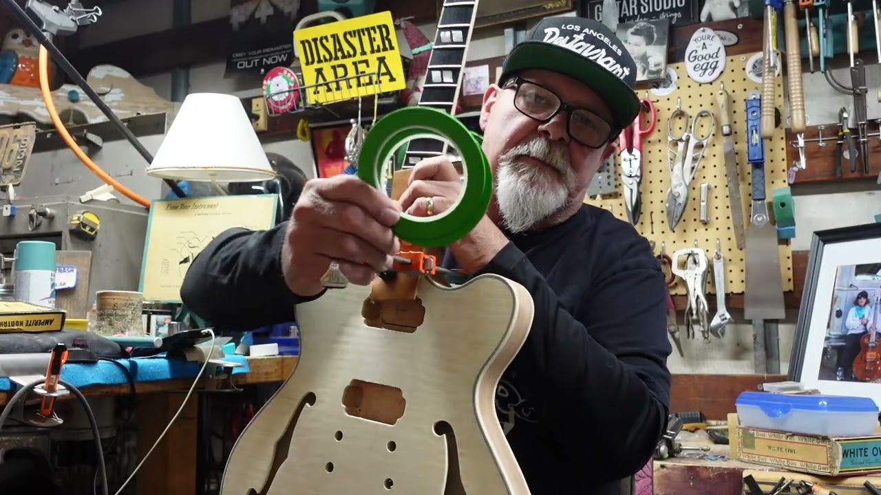 Start to Finish Kit Build: Sparky the Semi-Hollowbody Archtop Guitar