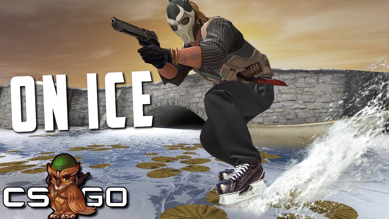 Соревновательный CS:GO, но пол — лёд