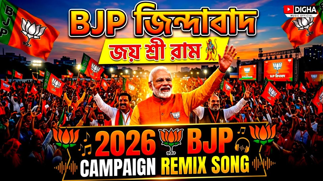 BJP জিন্দাবাদ | Jay shree Ram | 2026 BJP Campaign Remix Song | BJP Slogan | Digha Music Official