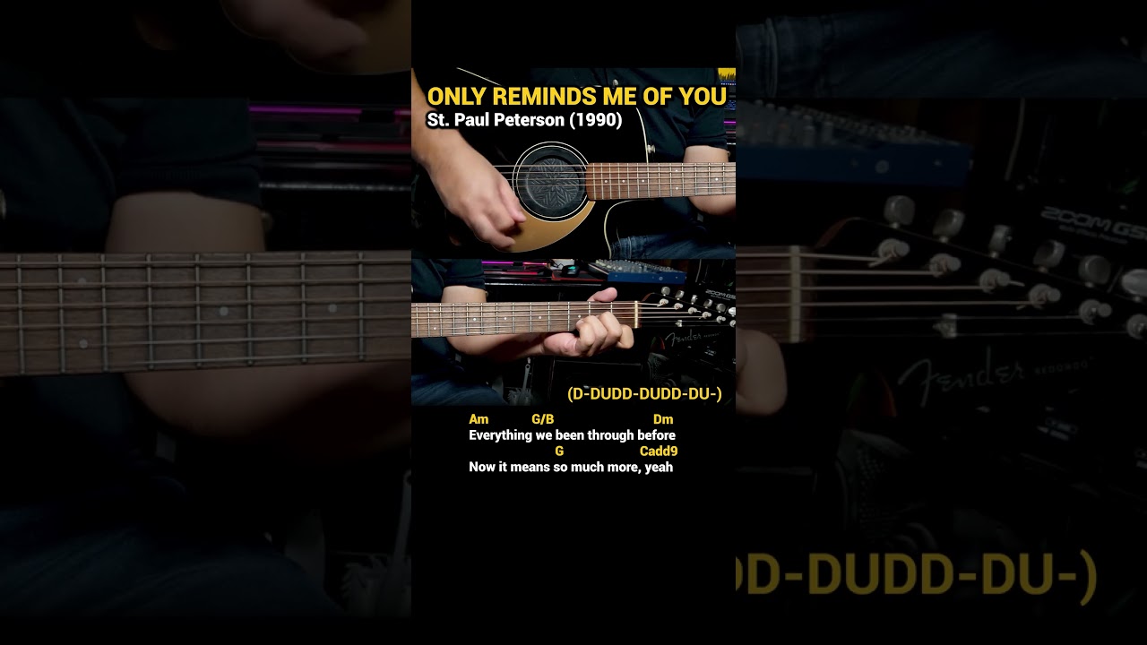 Only Reminds Me Of You - St. Paul Peterson (1990) - Easy Guitar Chords Tutorial with Lyrics Part 3