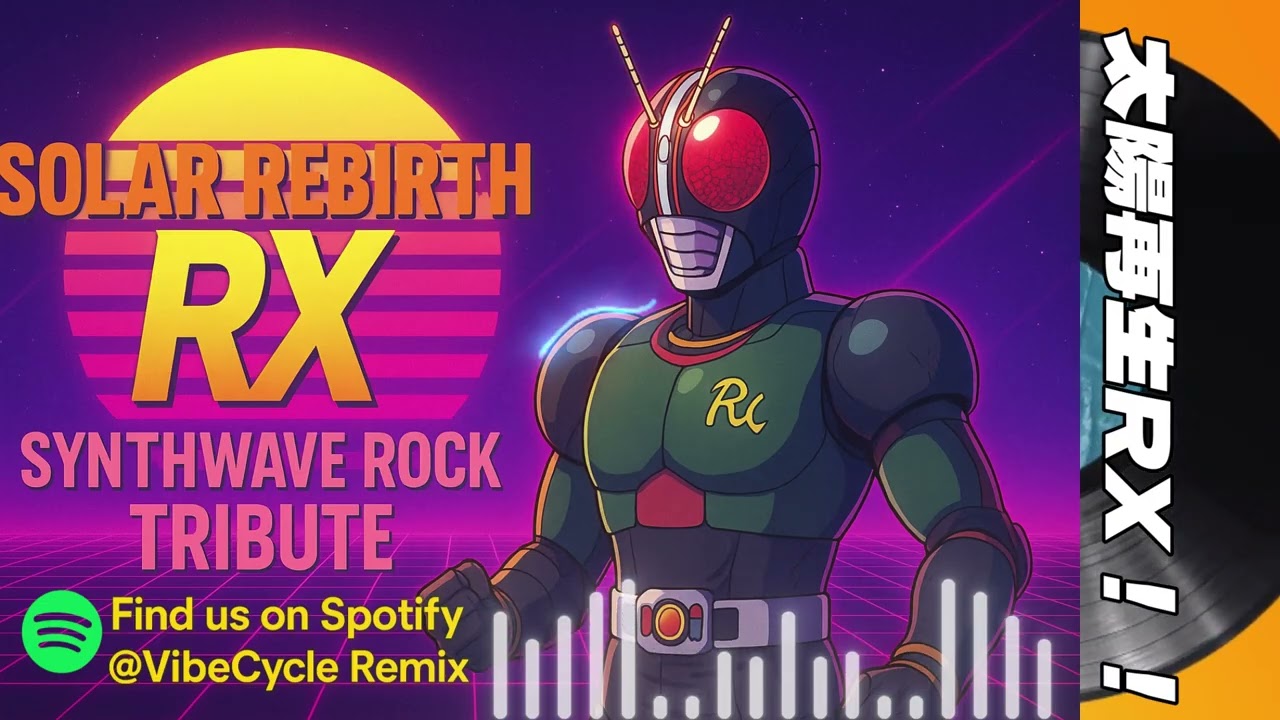 Solar Rebirth RX | 80s Synthwave Kamen Rider Tribute