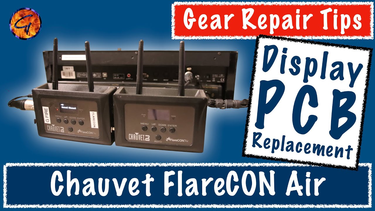 Chauvet FlareCON Air | Display PCB Replacement