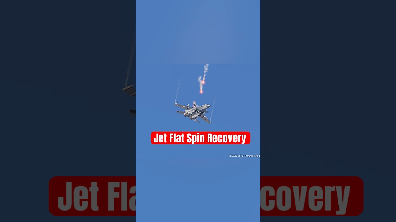 J-15 Flat Spin Recovery 