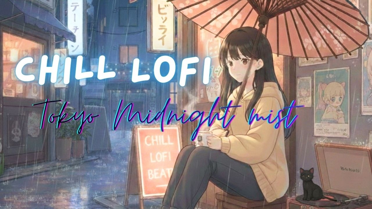 Tokyo Midnight Mist 🌧️ Dusty Chillhop / Jazz Lofi Hip Hop [1H] Yuri & Blacky Betty