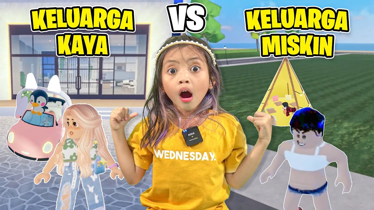 KELUARGA KAYA VS KELUARGA MISKIN 🫣🤔 LEIKA AJAK KELUARGANYA JALAN-JALAN [ROBLOX INDONESIA]