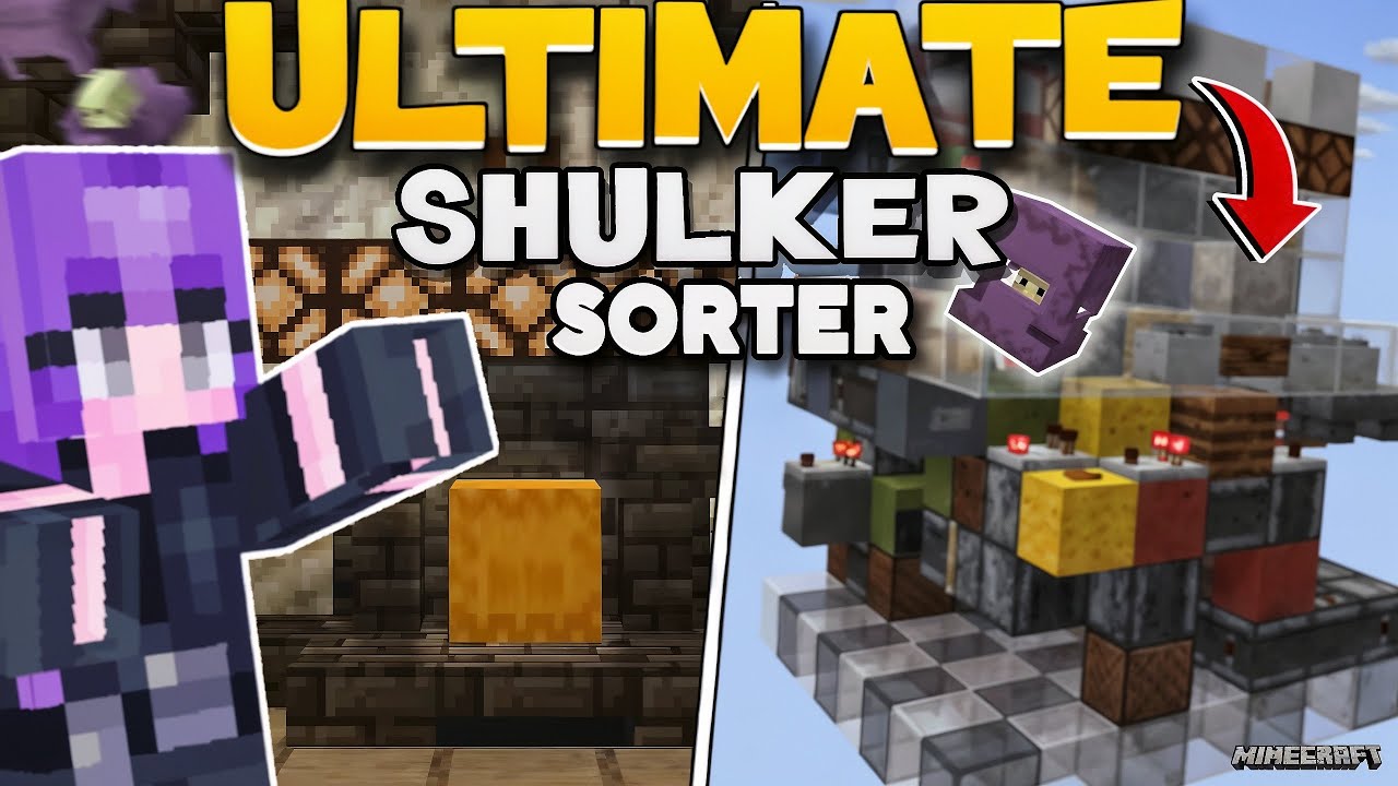 Shulker box storage silo (SEAMLESS, high capacity, 2x hopper speed sorter, accurate indicators)