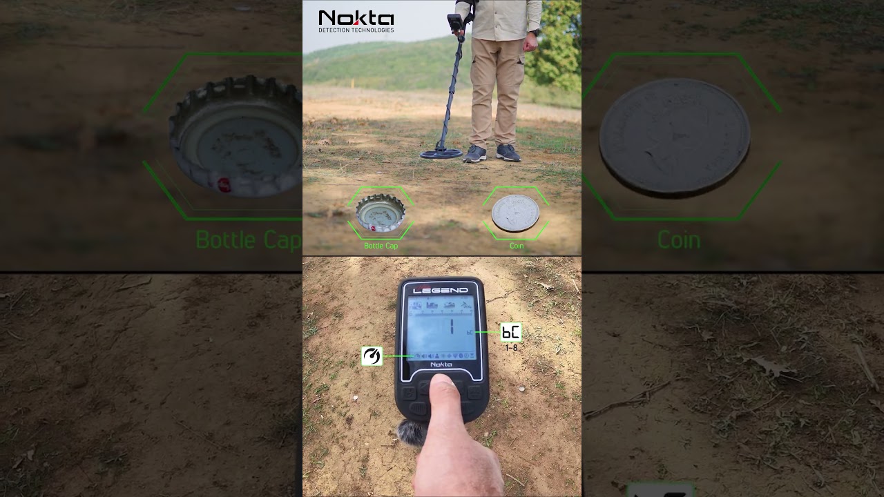 Did You Know? The Legend Metal Detector's Bottle Cap Rejection Feature #thelegend #noktadetectors