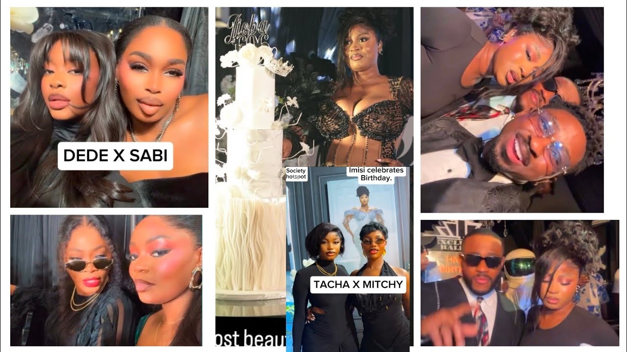Drama at Imisi's birthday,Kola,Sheggz,Saga,Bisola,Mercy Eke Dede,Shaggi, kiekie,Tacha,etc present.