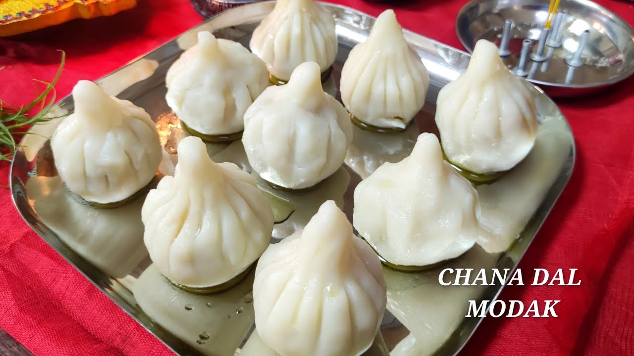 Chana Dal Modak Recipe ll Ganesh Chathurti Special Ukadiche Modak Recipe Without mould