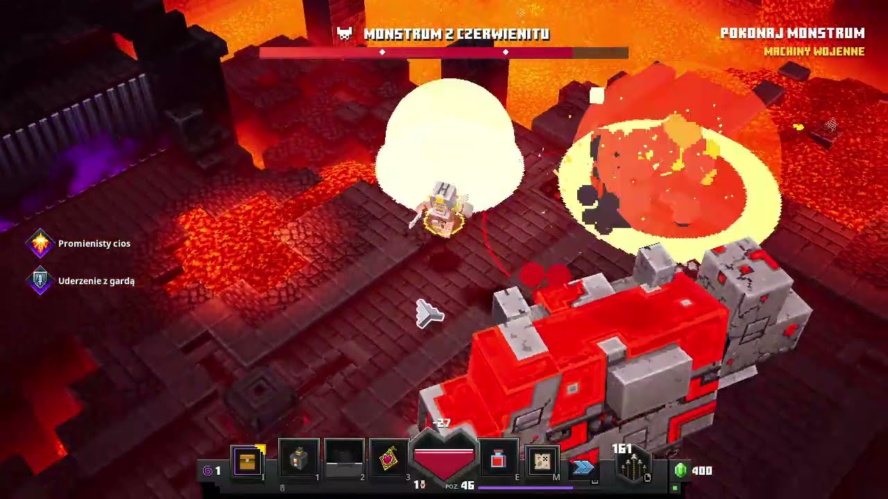 Minecraft Dungeons płomienna kuźnia