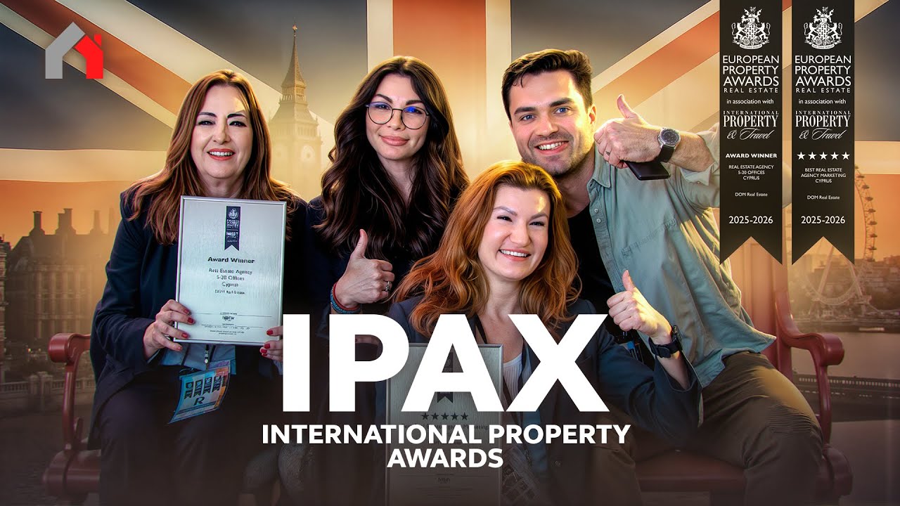 DOM Real Estate at the International Property Awards 2025 | Best Real Estate Agency in Cyprus!
