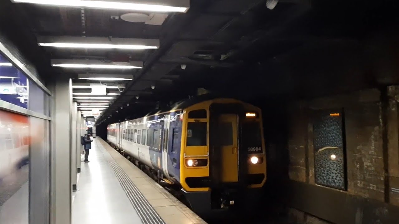 Class 158 stopping at Sunderland
