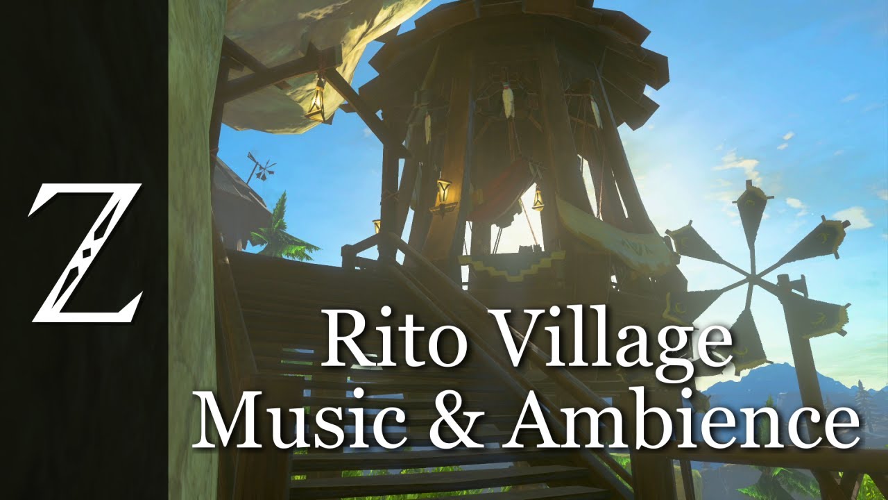 Zelda: Tears of the Kingdom | Rito Village - Relaxing Ambience 4K (1 hour)