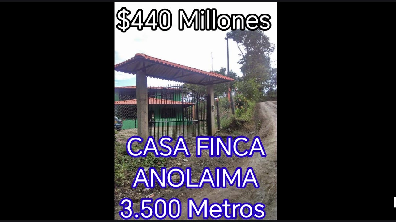 💲$440Mill.. (CASA FINCA PEQUEÑA ANOLAIMA FRUTALES CASA DOS PISOS) 319-4679106