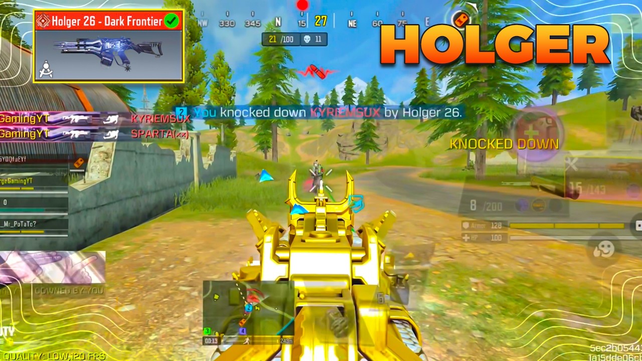 MYTHIC HOLGER-26 Dark Gunman Returns! 😍 COD Mobile Mythic Redux !