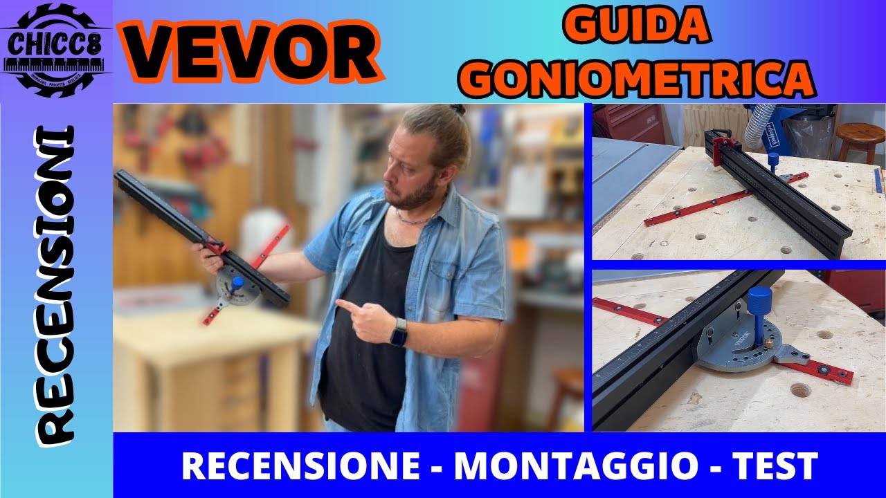VEVOR guida goniometrica mod.600mm  ( recensione - montaggio - test)