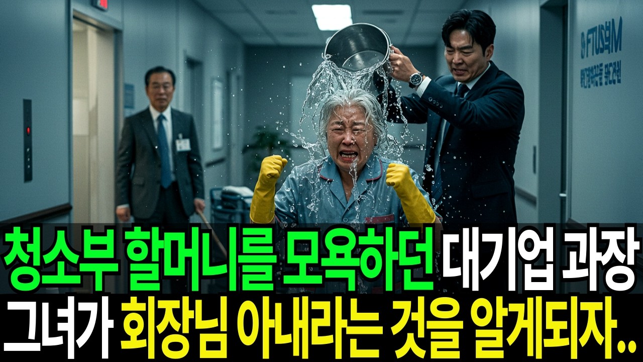 청소부 할머니를 모욕하던 대기업 과장은 몰랐다 그녀가 회장님 아내라는 것을...  | 오디오북
