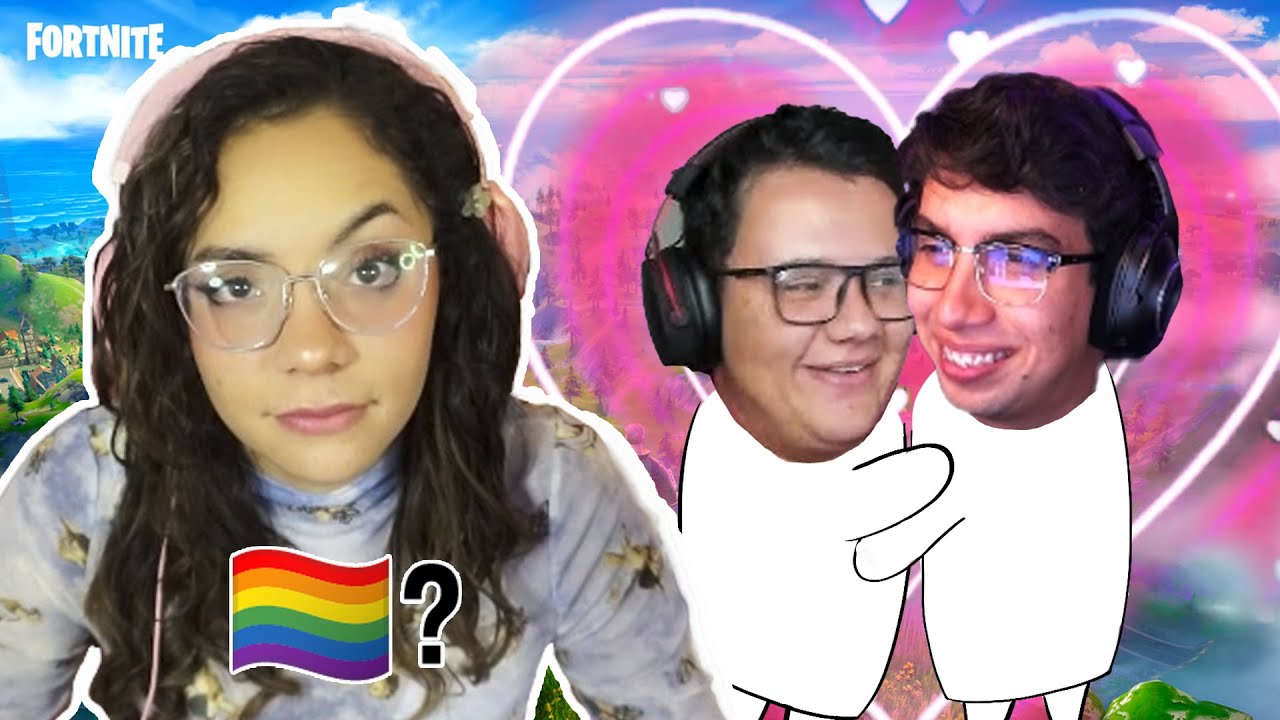 Juego Fortnite con  ElAbrahaham y su novio (Totonutss)