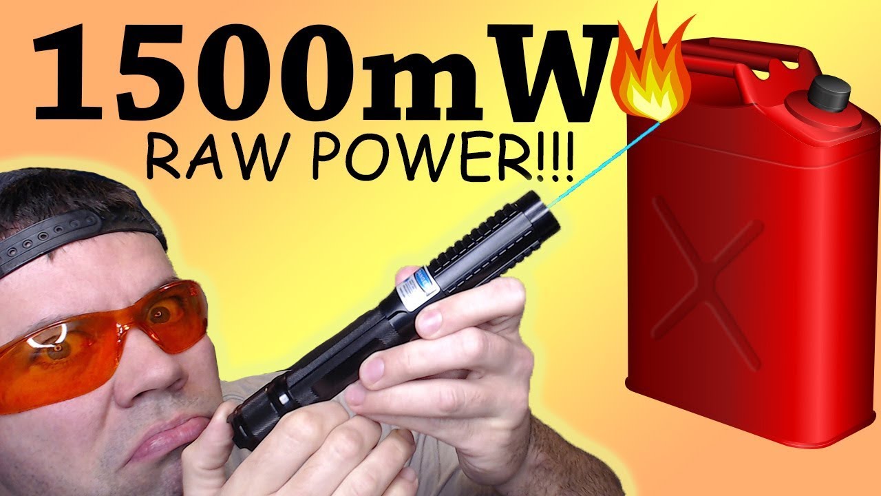 Burning Stuff with a 1500mW Laser! | Wear your SAFETY GOGGLES DUDES!