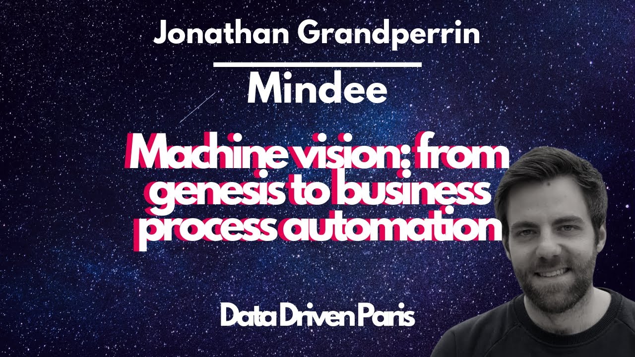 Data Driven Paris - Machine vision  - Jonathan Grandperrin