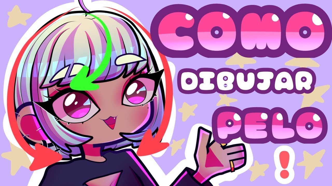 Te ENSEÑO a DIBUJAR PELO en IBIS PAINT X