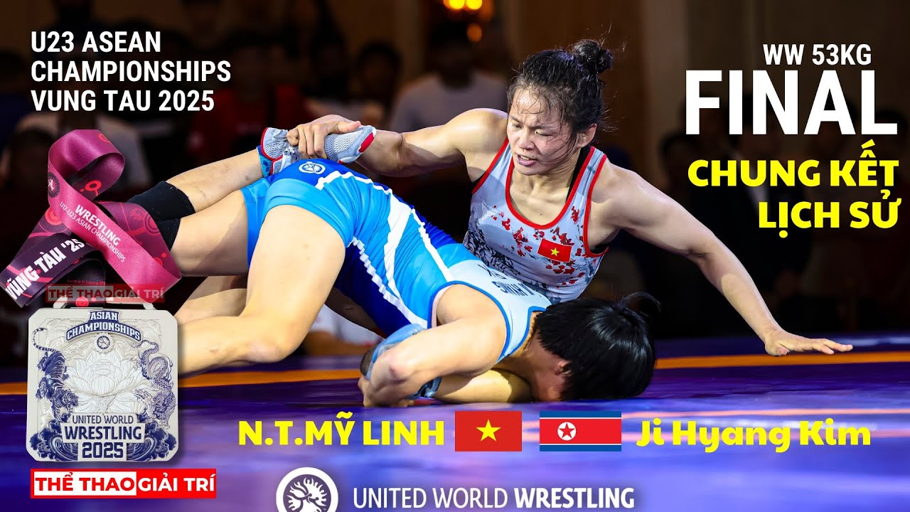 🤼 FINAL NGUYEN T. MY LINH (VIE) vs KIM J. (PRK) | Women's Wrestling | U23 Asean Championships 2025