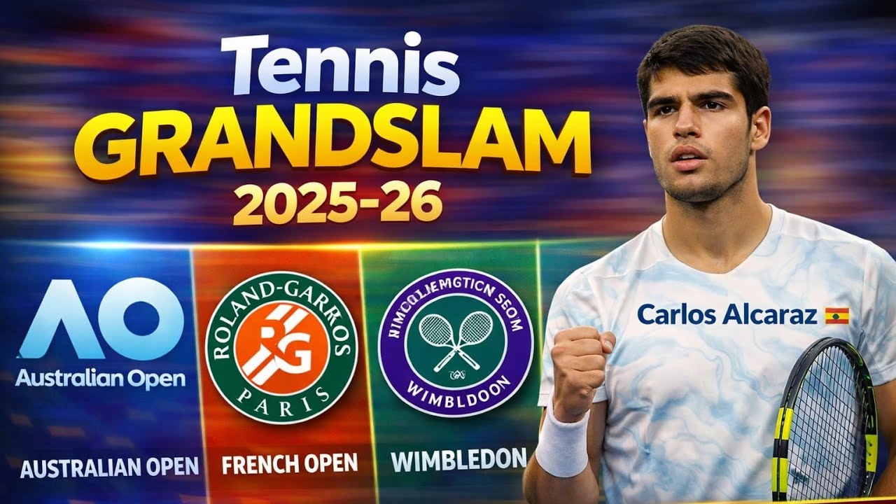 Tennis GRANDSLAM 2025-26 🎾// Australian Open / French Open / Wimbledon/ US Open
