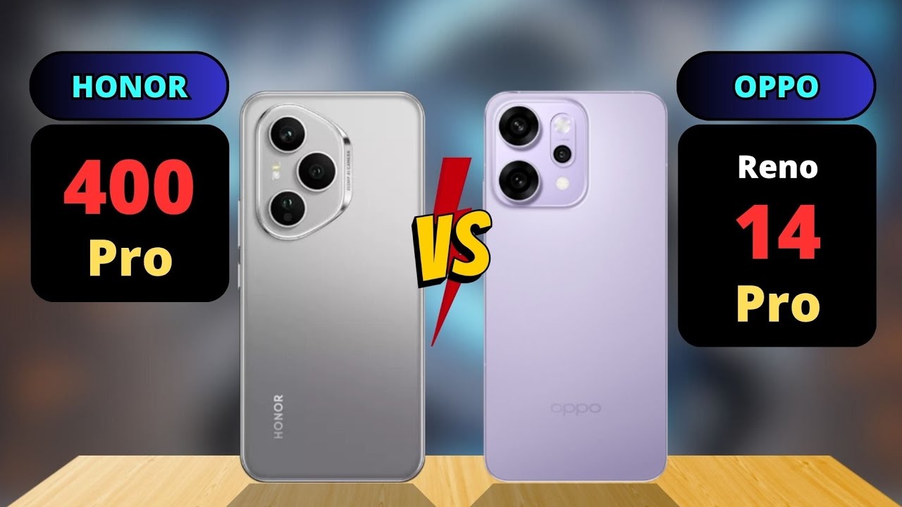 Honor 400 Pro vs Oppo reno 14 pro Comparison