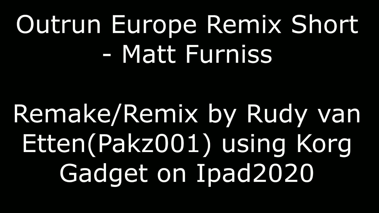 Outrun Europe Remix Short - Matt Furniss - (Amigaremix)