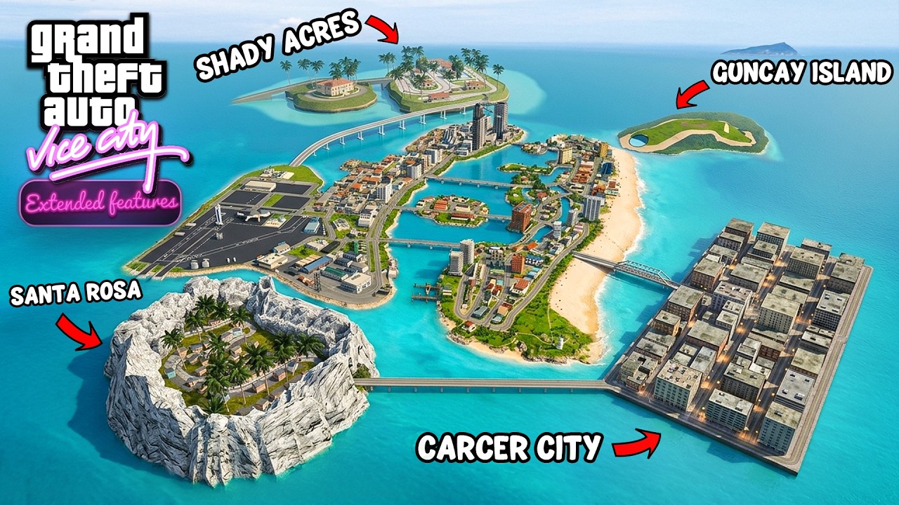GTA VC: Расширенная и полная демонстрация карты