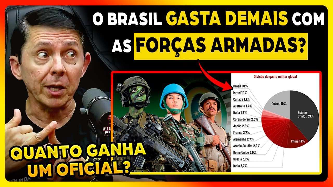 GENERAL EXPLICA POLÊMICA: O SALÁRIO DOS MILITARES É ALTO DEMAIS?