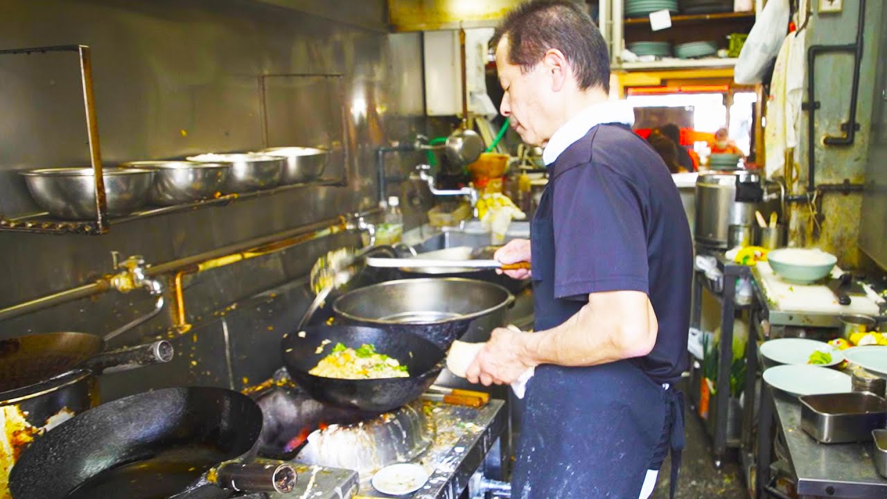 【埼玉職人】ずっと見ていられる中華名店の職人の鍋さばき　作業用Part2
