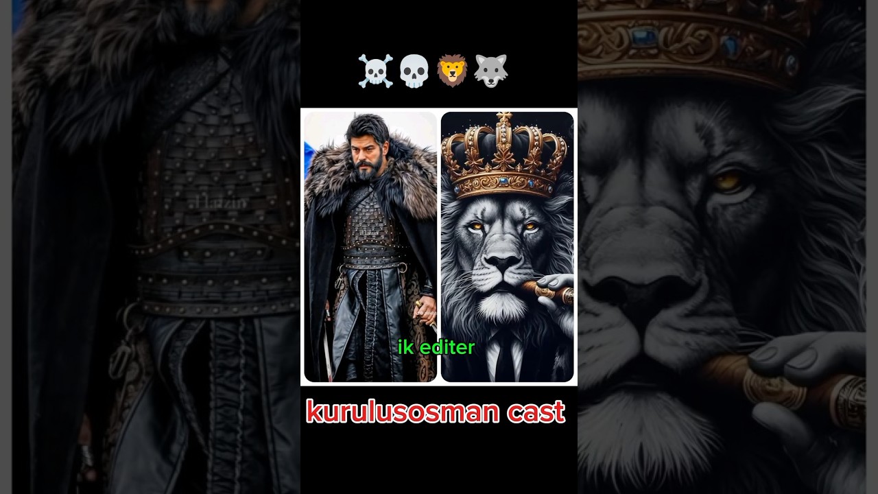 kurulusosman characters ☠️ and animals 🐺🐯🐺 sign #kurulusosman #osman #viral