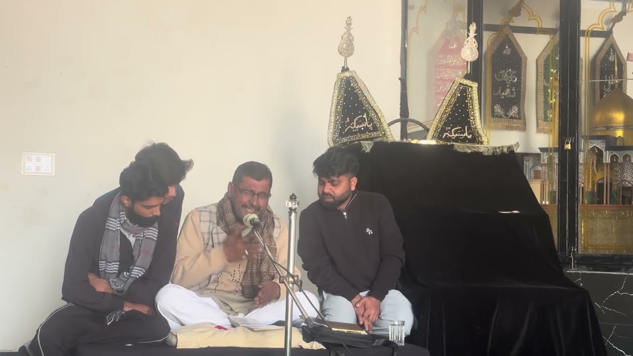 MARSIYA BY : AMEER ABBAS SB. | MAJLIS E 20va | BRAYE ISALE SAWAAB | HASAN ZAHID IBNE ZAHID HUSSAIN 