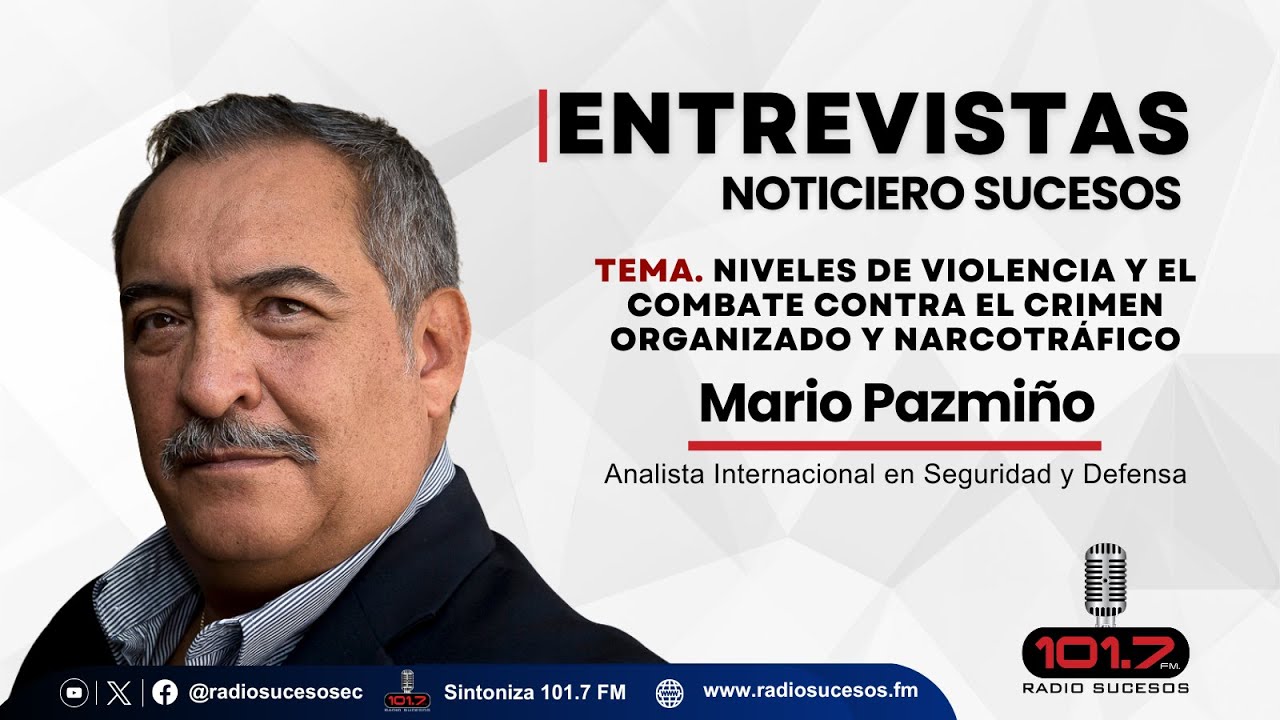 Entrevista Mario Pazmiño, Analista Internacional en Seguridad y Defensa