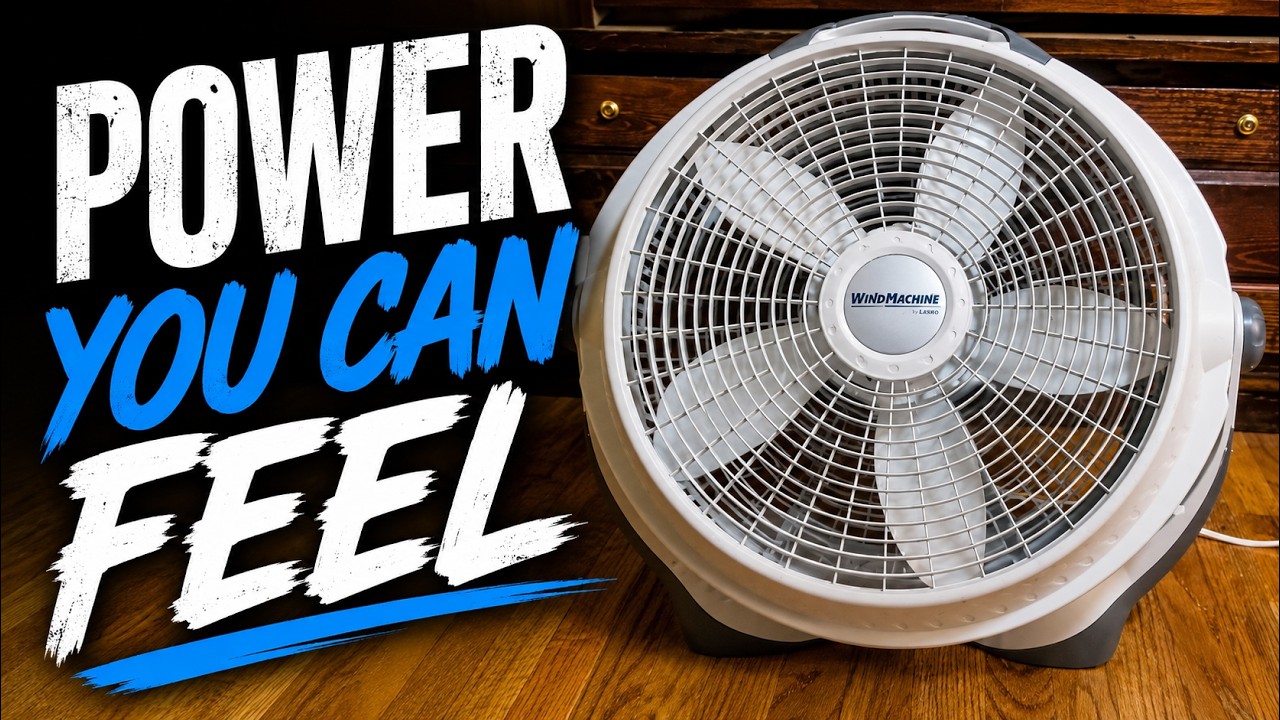 Lasko Wind Machine Fan - Lots of Air & Great White Noise